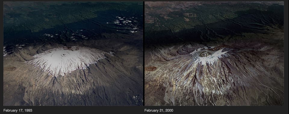 Снимки горы Килиманджаро